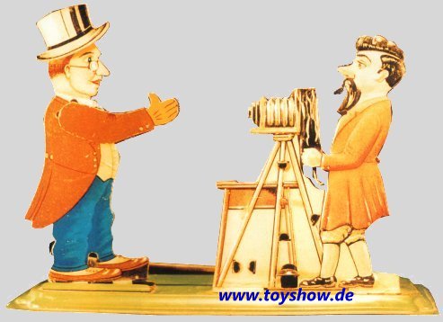 Blechspielzeug Fotograf, Arnold Nürnberg