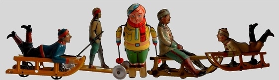 Blechspielzeug Wintersport